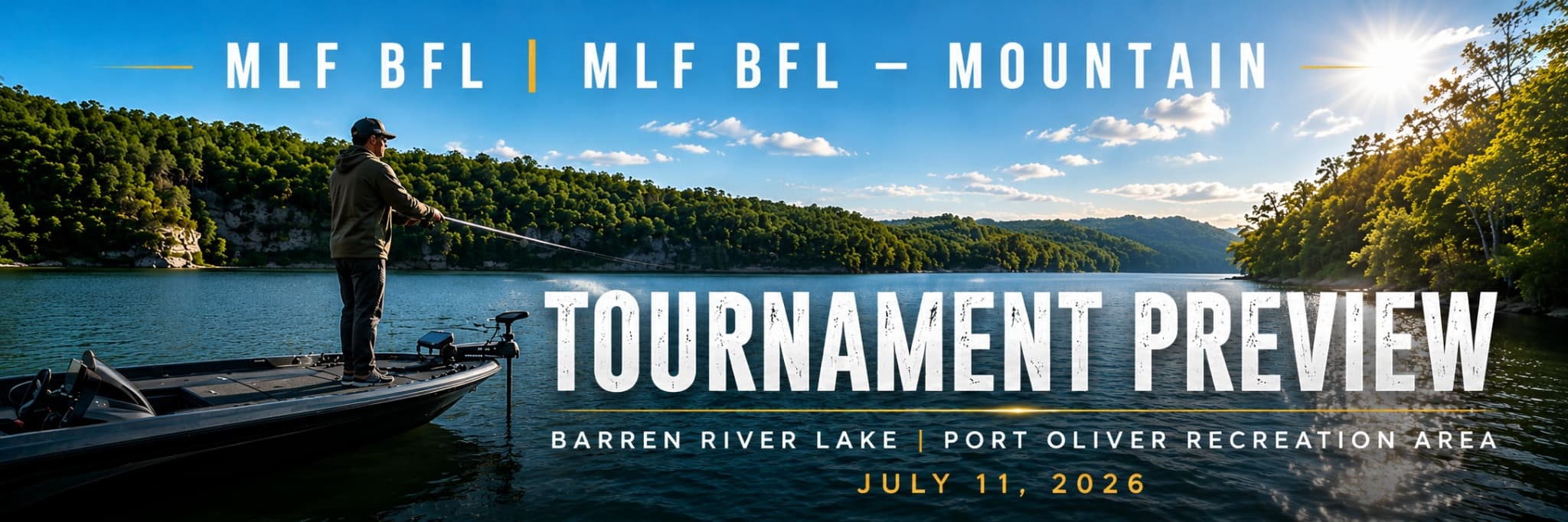MLF Bass Fishing League Mountain Division Set for Major Summer Showdown at Barren River Lake