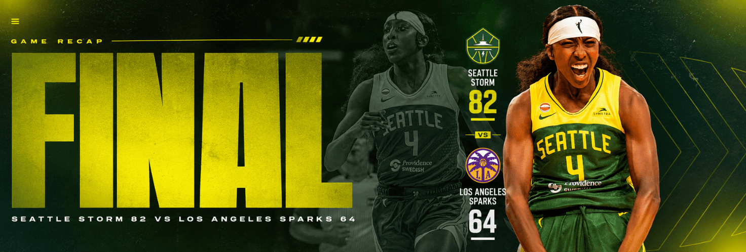 Storm Surge Past Sparks as Flau’jae Johnson Leads Seattle to Dominant 82-64 Victory