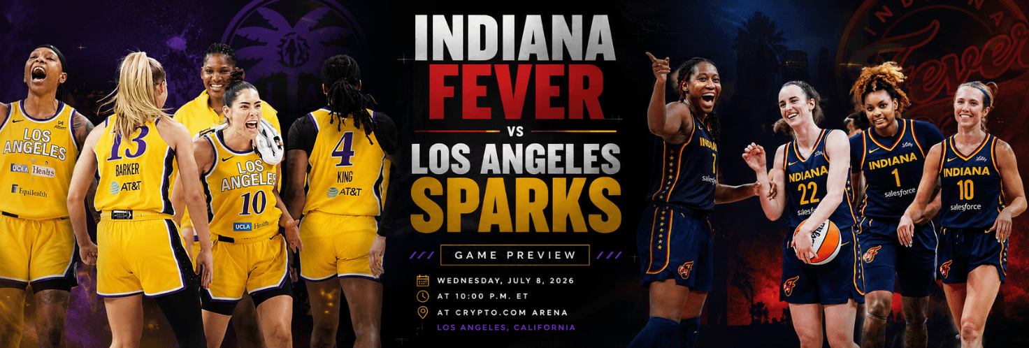 Indiana Fever vs. Los Angeles Sparks Preview: Fever Look to Continue Road Success and Complete Season Sweep