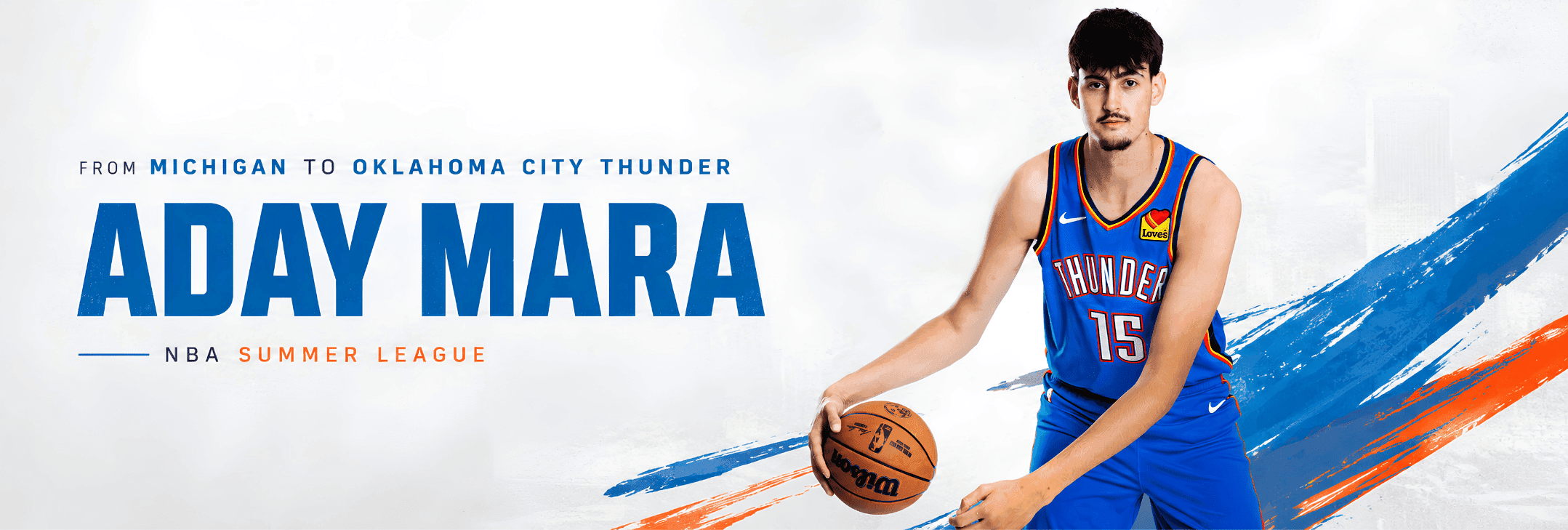 From Michigan to Oklahoma City Thunder: Aday Mara Begins His NBA Journey in Summer League
