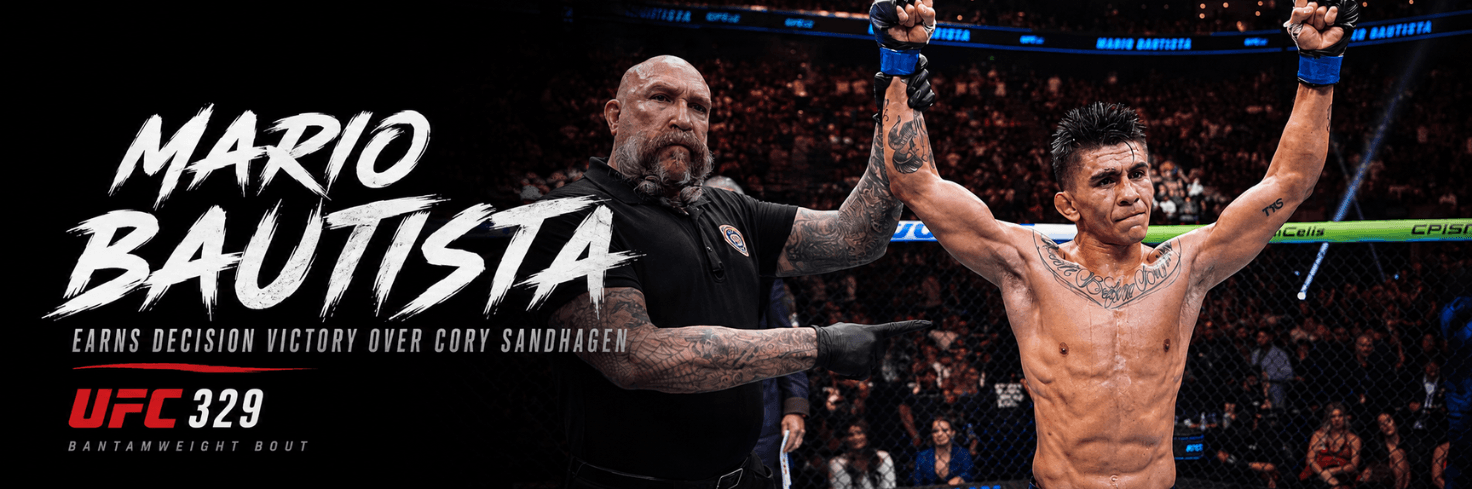 Game Recap: Mario Bautista Earns Decision Victory Over Cory Sandhagen at UFC 329
