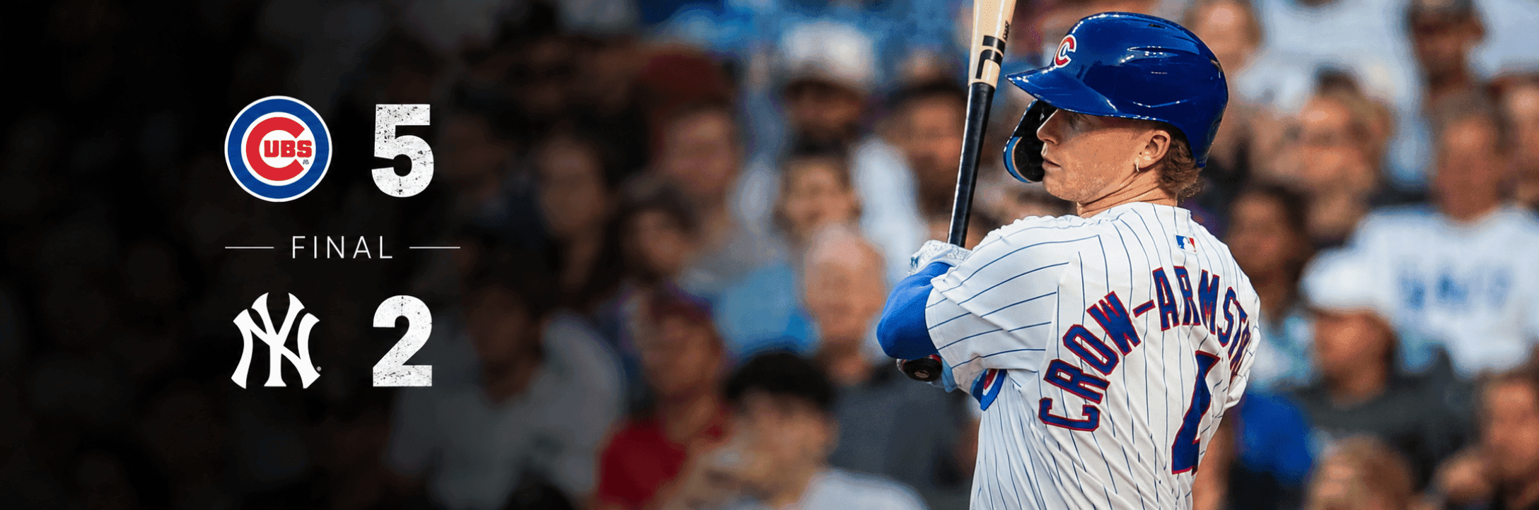 Cubs Rally Late to Defeat Yankees 5-2 at Wrigley Field