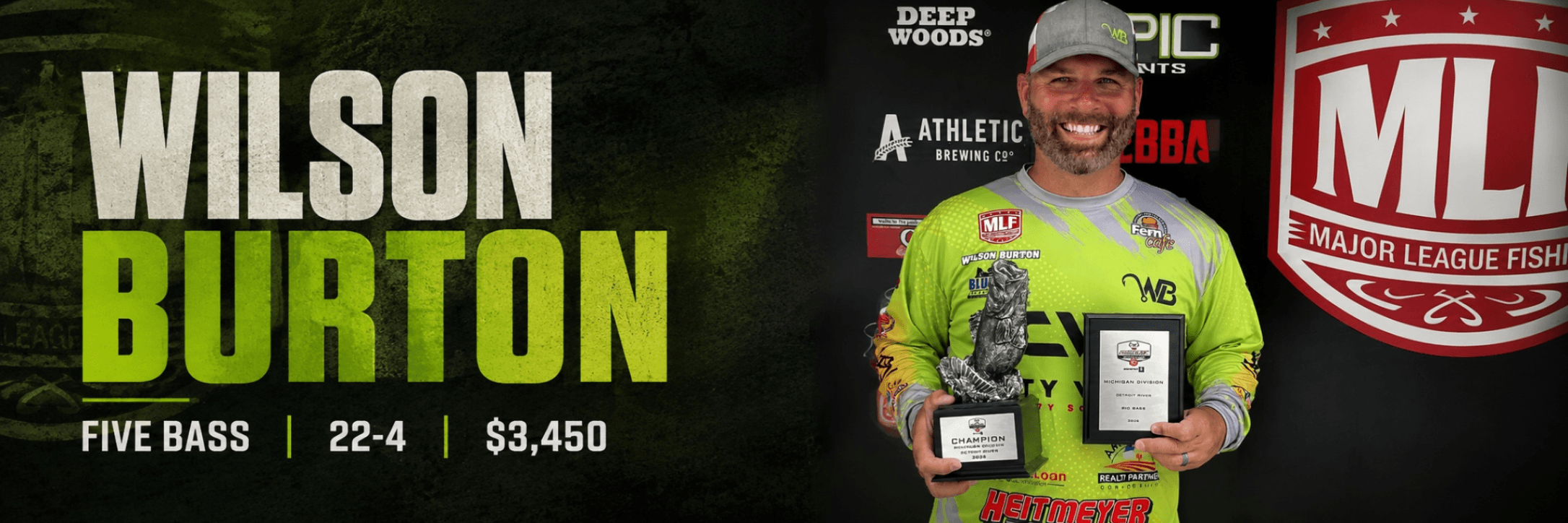 Wilson Burton Wins Phoenix Bass Fishing League Detroit River Event with 22-Pound Smallmouth Limit