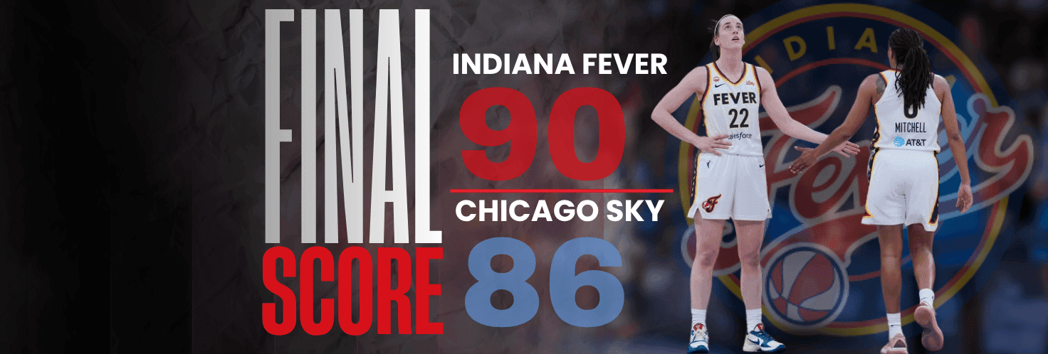 Fever Survive Sky’s Late Push, Beat Chicago 90-86 Behind Clark and Mitchell