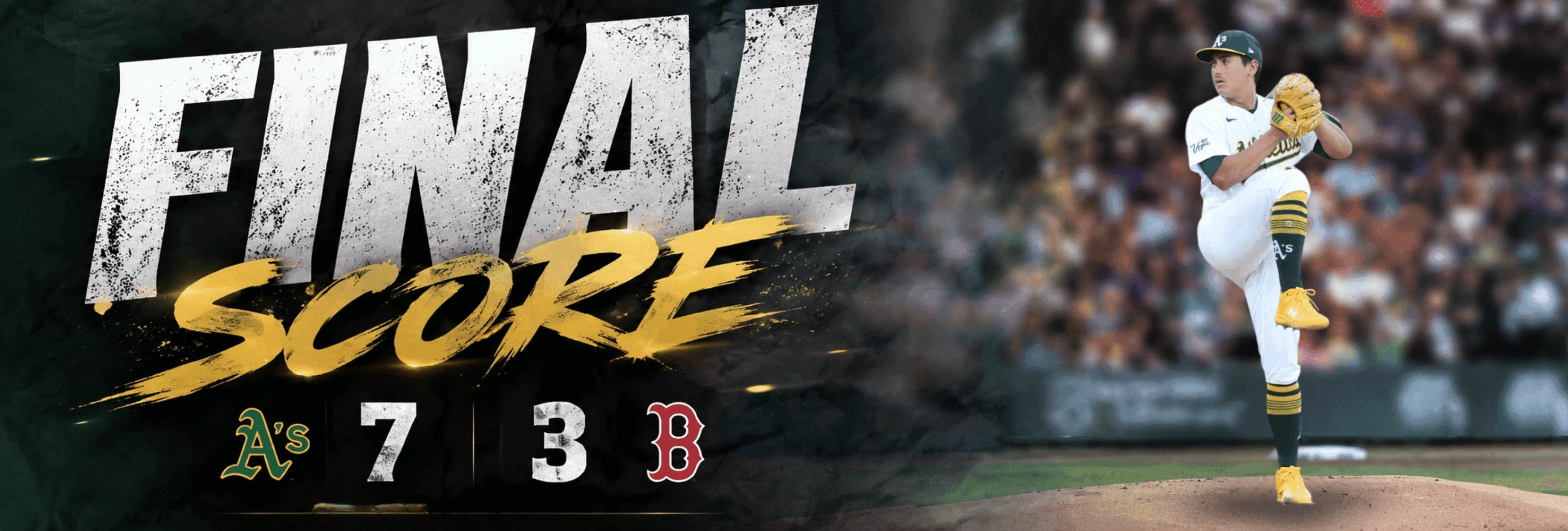 Athletics Turn Early Deficit Into 7-3 Win Over Red Sox