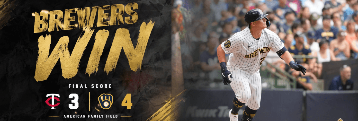 Andrew Vaughn’s Go-Ahead Single Lifts Brewers Past Twins, 4-3