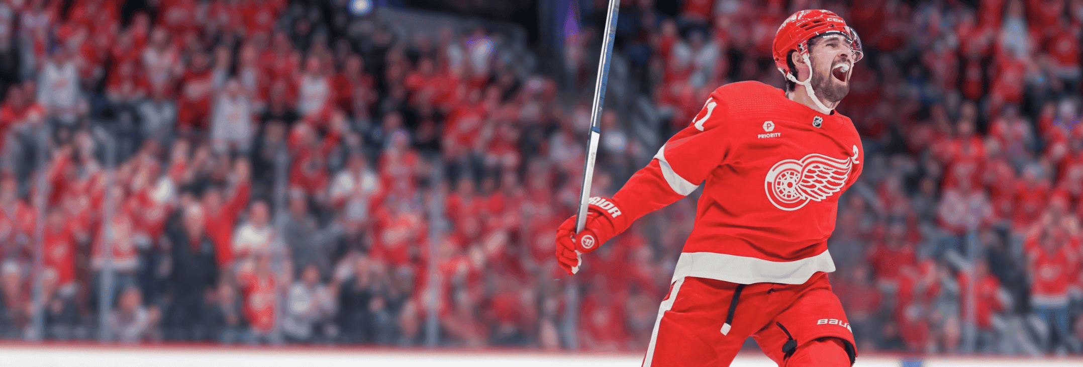 Larkin Returns with One Goal and One Assist in the Red Wings First Win of the Season