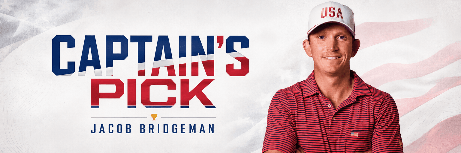 Jacob Bridgeman Earns Historic U.S. Presidents Cup Captain's Pick After Breakthrough PGA Tour Season