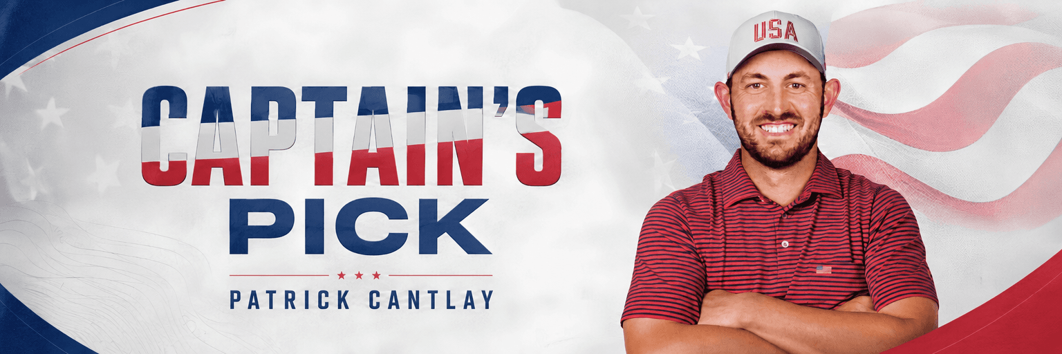 Patrick Cantlay Earns Team USA Captain’s Pick for 2026 Presidents Cup