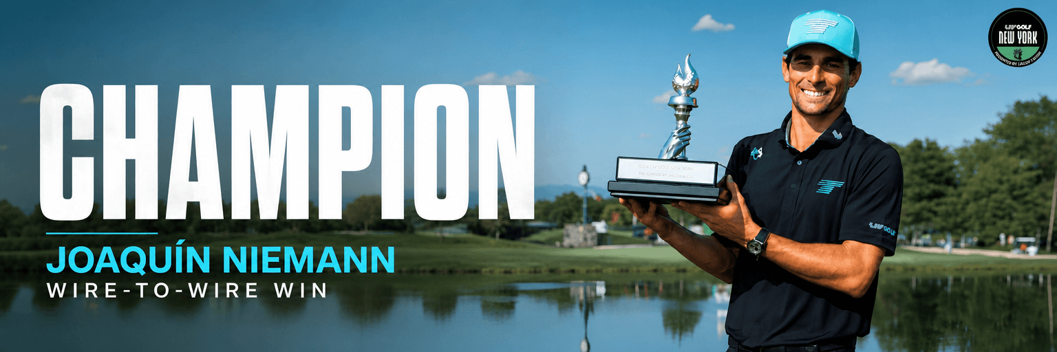 Joaquin Niemann Wins Wire-To-Wire in Bedminster