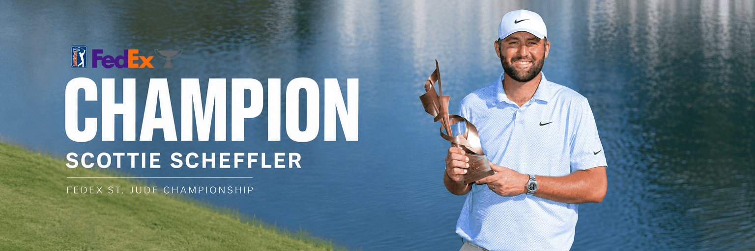 Scottie Scheffler Dominates to Become FedEx St. Jude Championship Champion